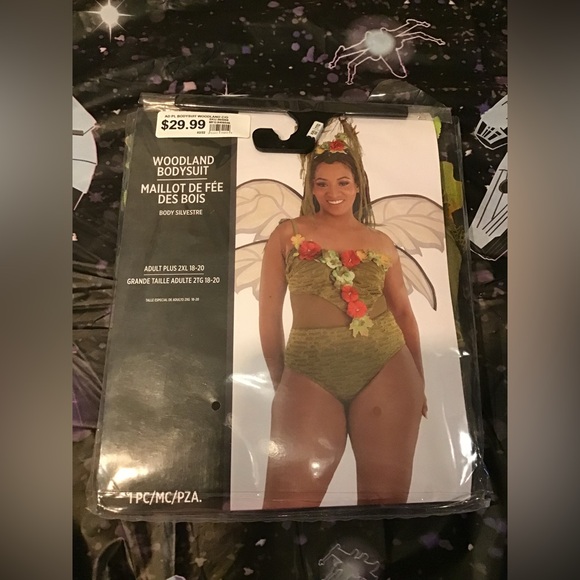 Woodland bodysuit woman Costume size plus 2xl 18/20-NEW - Picture 1 of 2